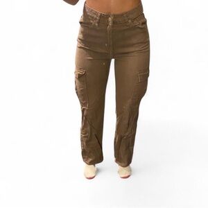 Song of Style Brown Cargo Jeans